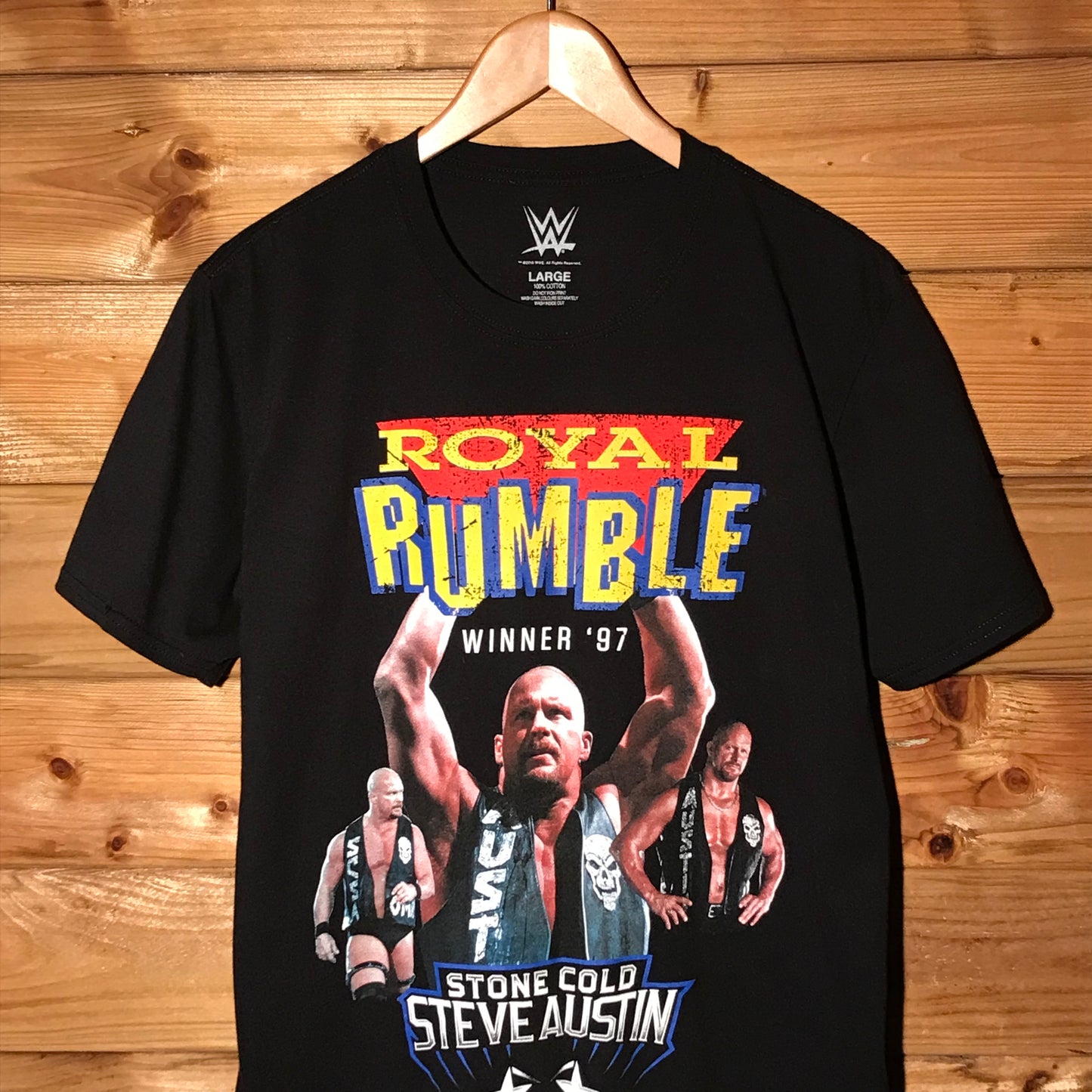 2018 WWE Steve Austin Royal Rumble Winner t shirt