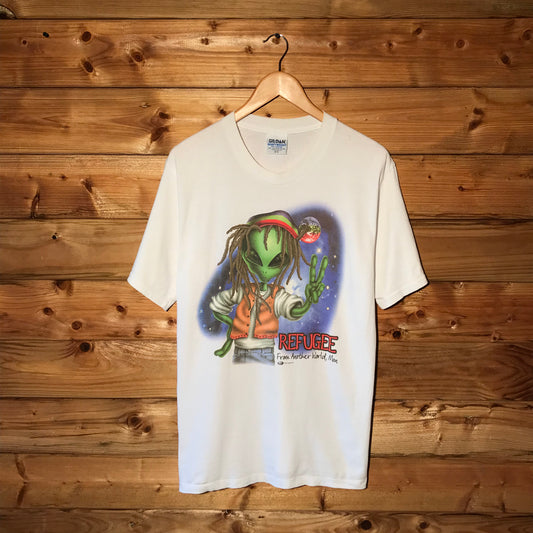 1997 Logotel Alien Refugee From Another World, Mon t shirt