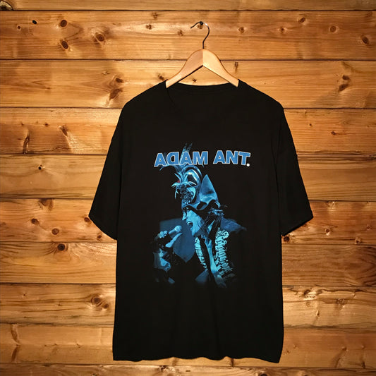 2012 Adam Ant Blueblack Hussar Europe Tour t shirt