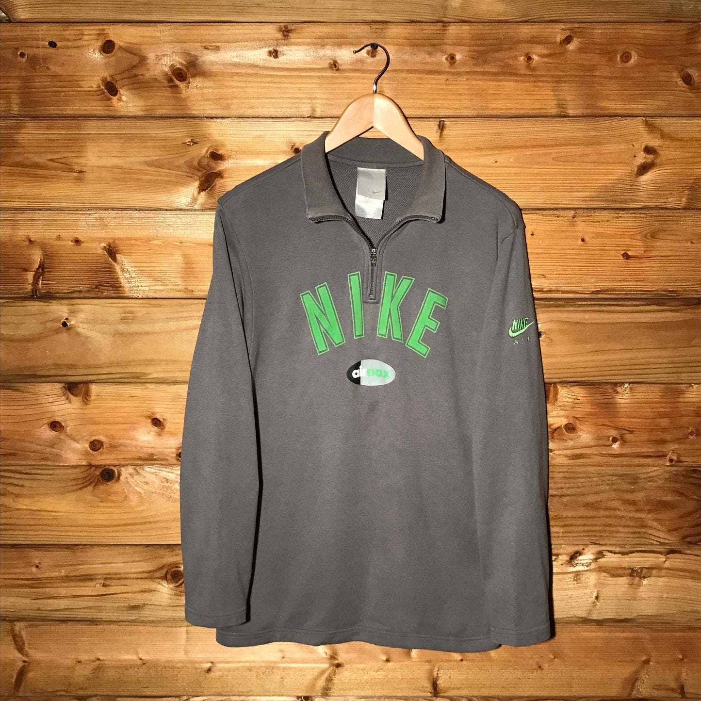 Nike Air Max Arc Spellout quarter zip sweatshirt