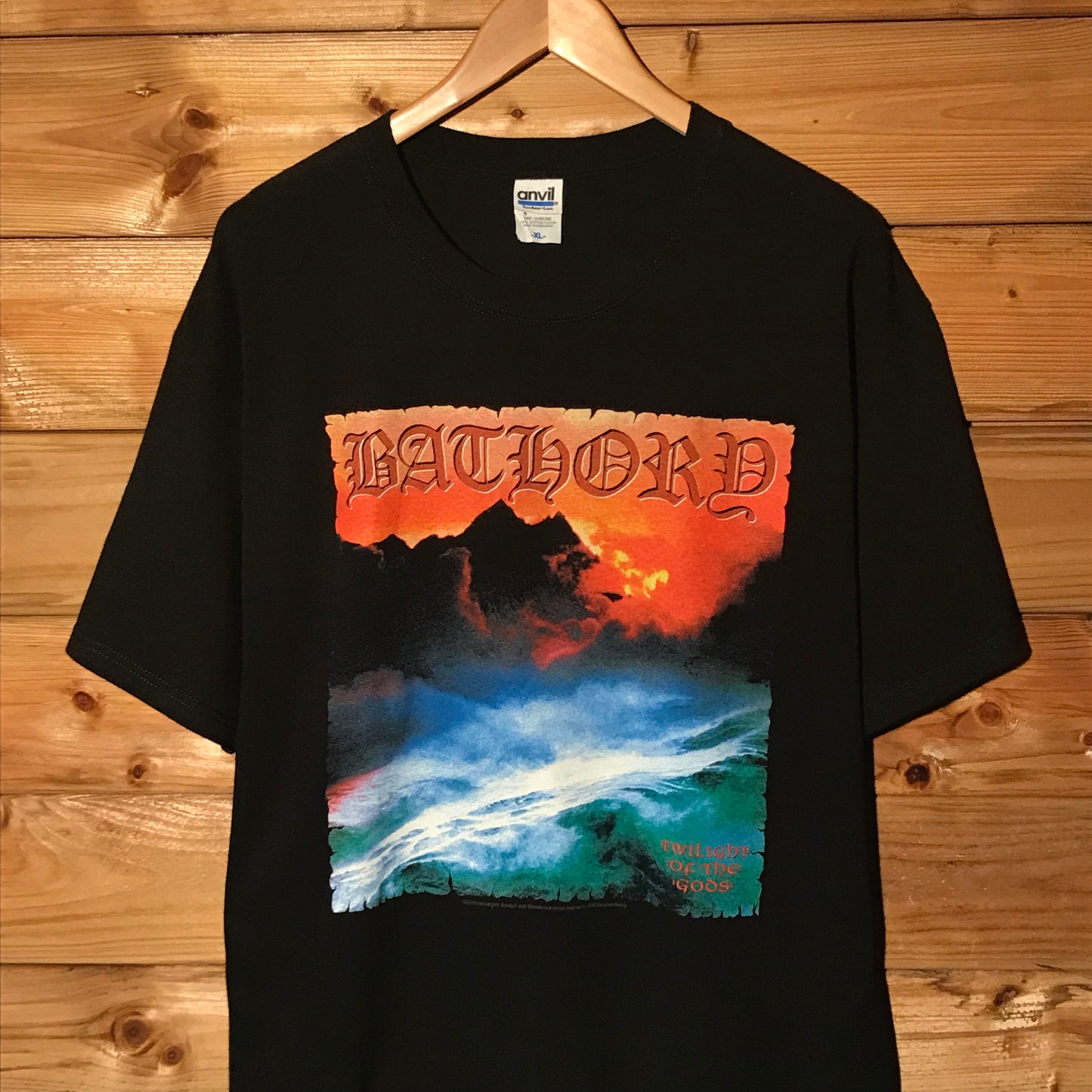 2008 1991 Bathory Twilight of the Gods Album t shirt