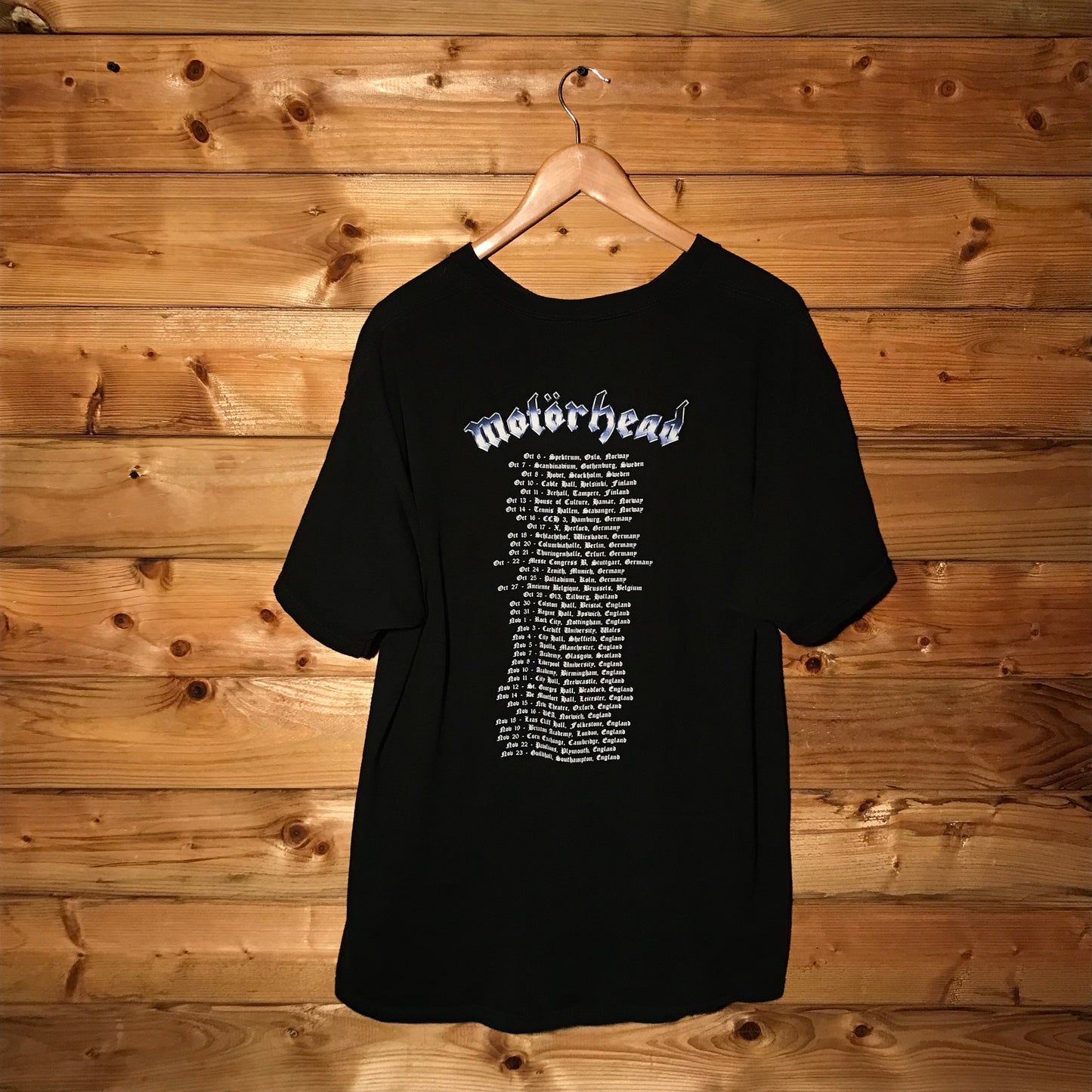 2005 Motörhead Europe Tour t shirt