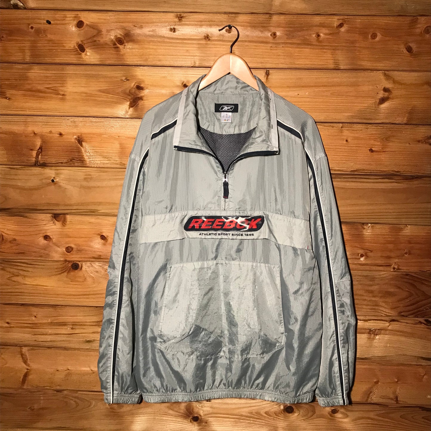 Reebok Athletic Sport 3D Panel quarter zip jacket