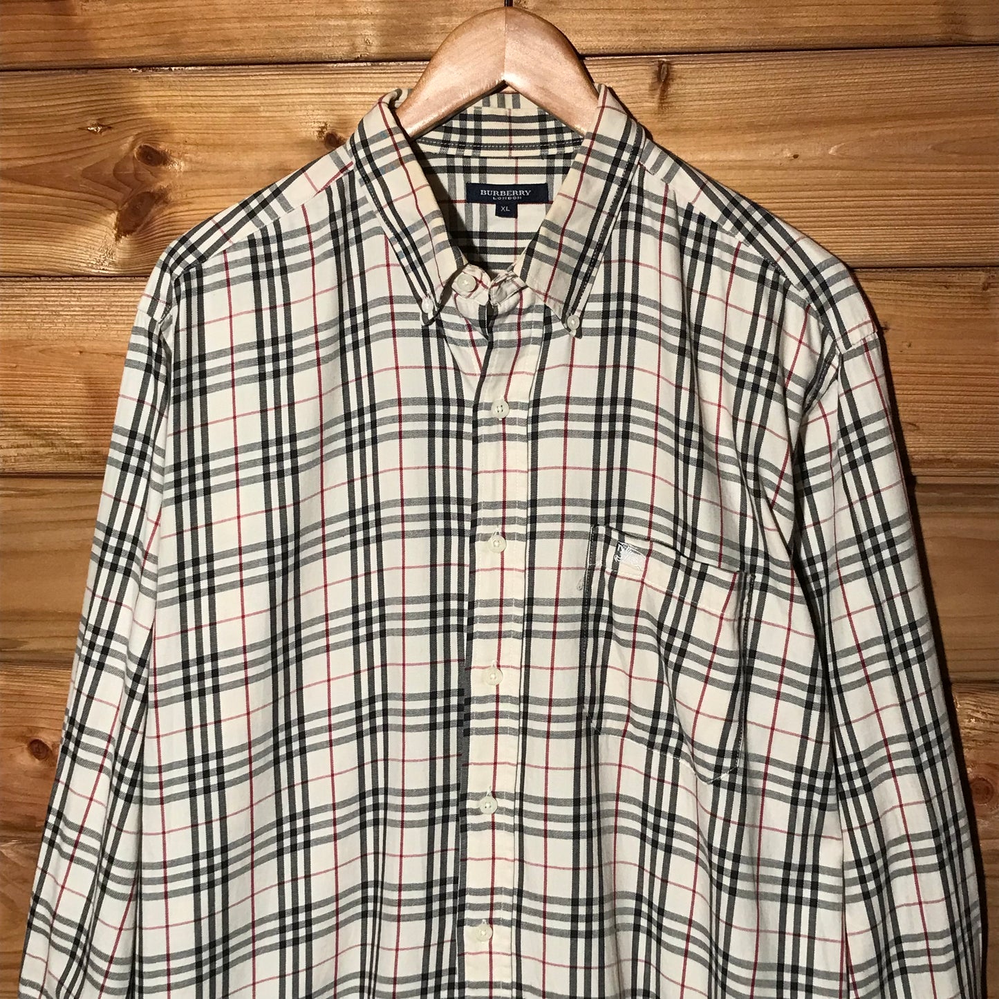 Burberry Nova Check Pattern long sleeve button up shirt