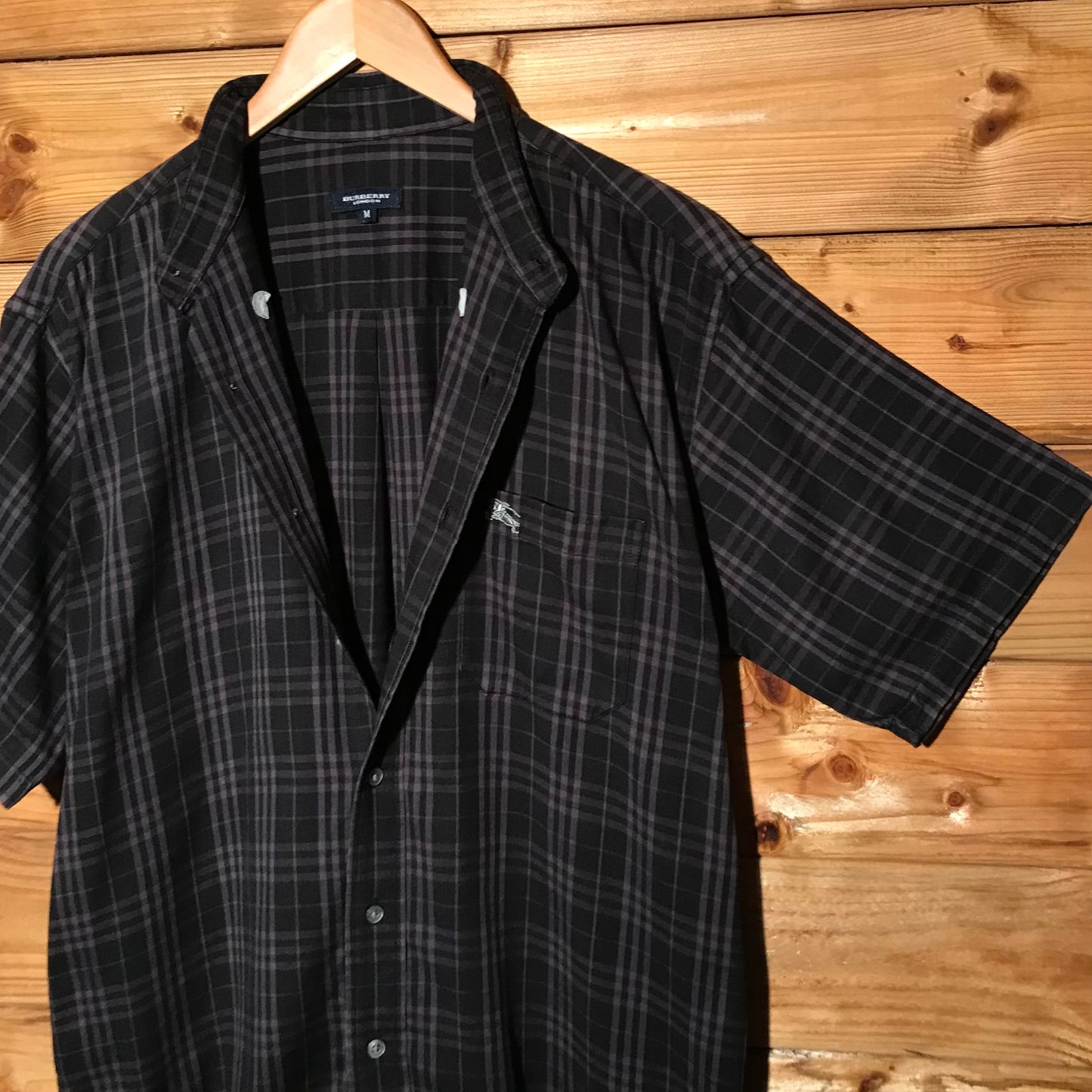 Burberry Nova Check Pattern short sleeve button up shirt