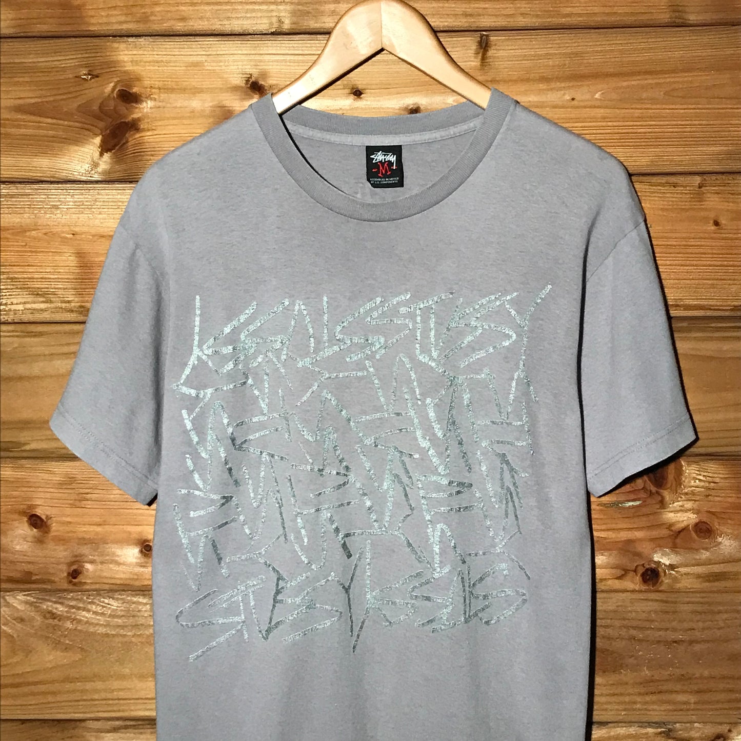 Stüssy x Eric Haze Tonal Repeat Spellout t shirt