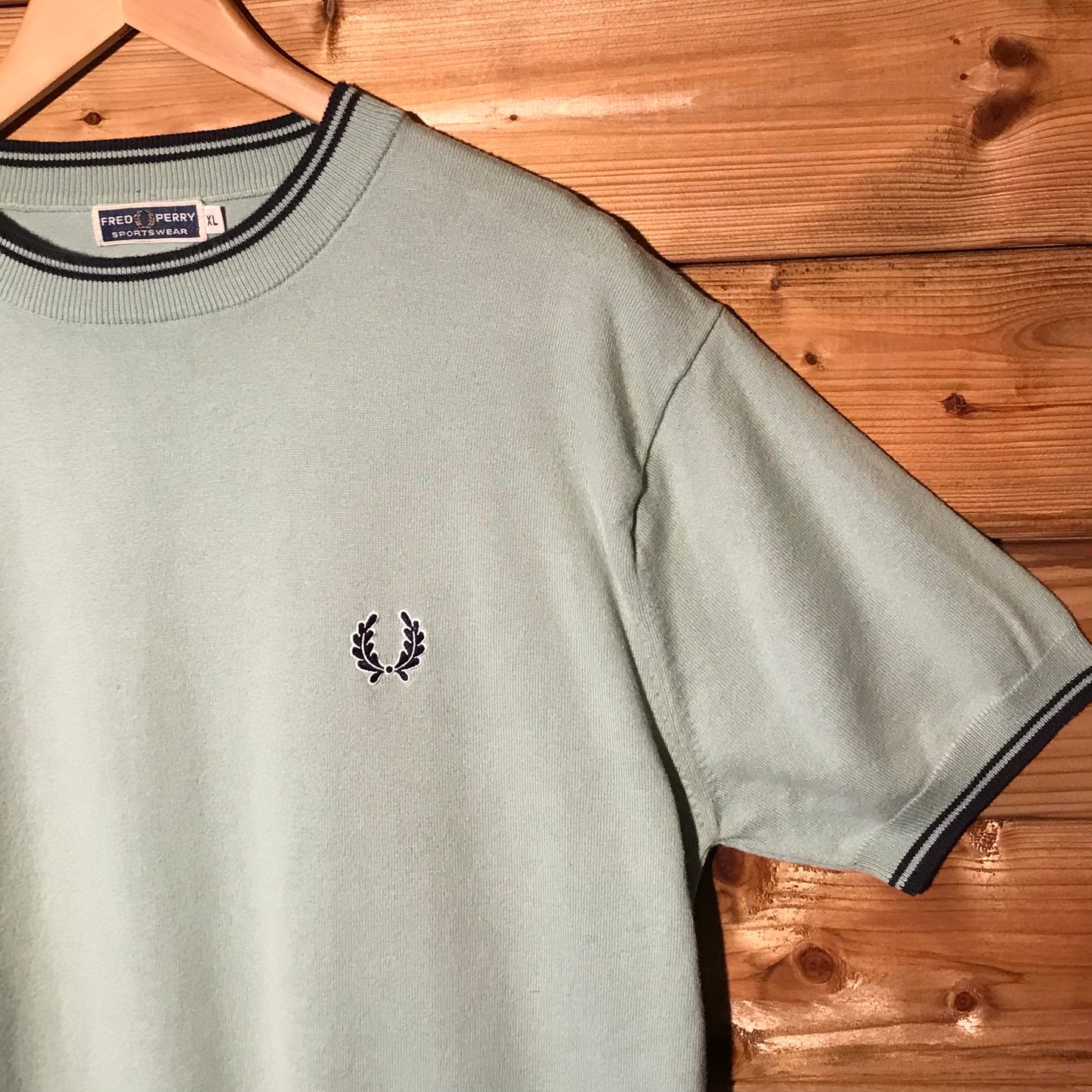 80s Fred Perry sweatshirt style t shirt