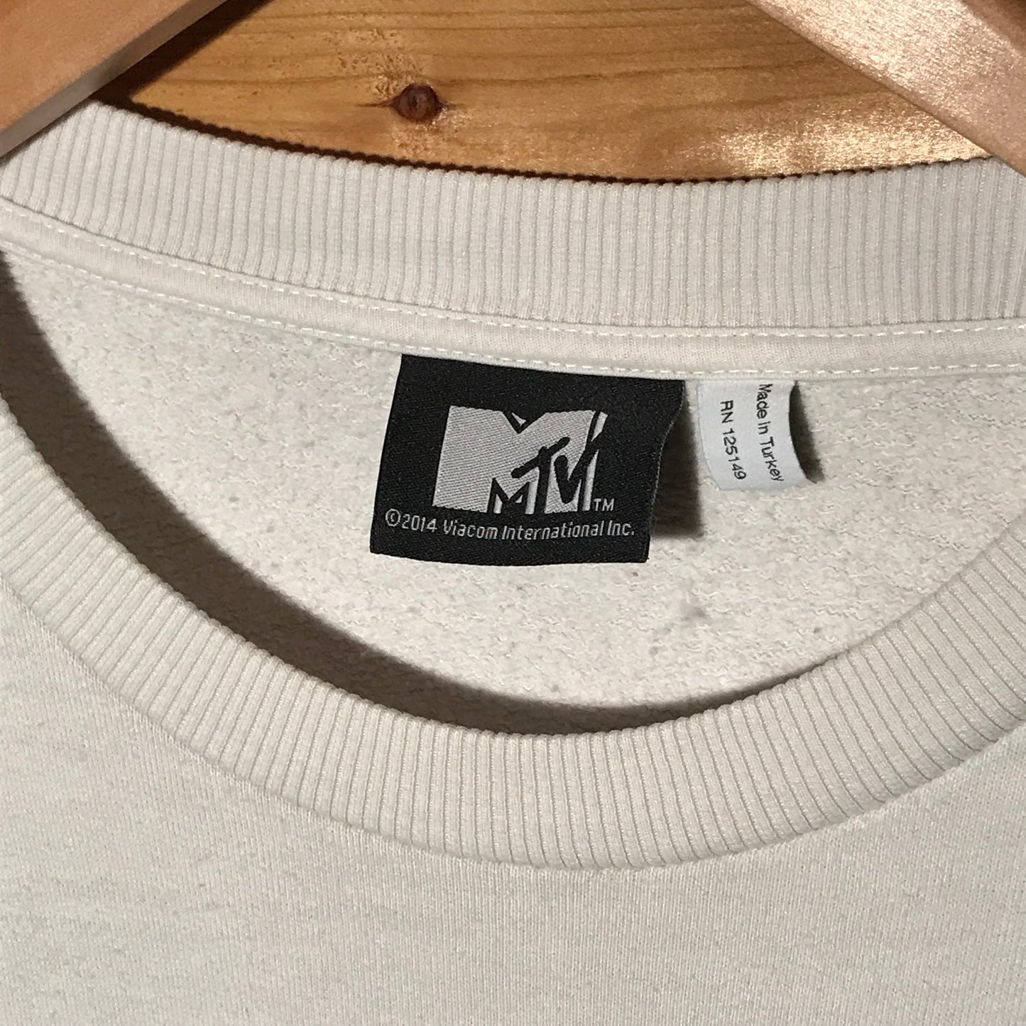 2014 MTV Music Television Cassette Tape Spellout sweatshirt