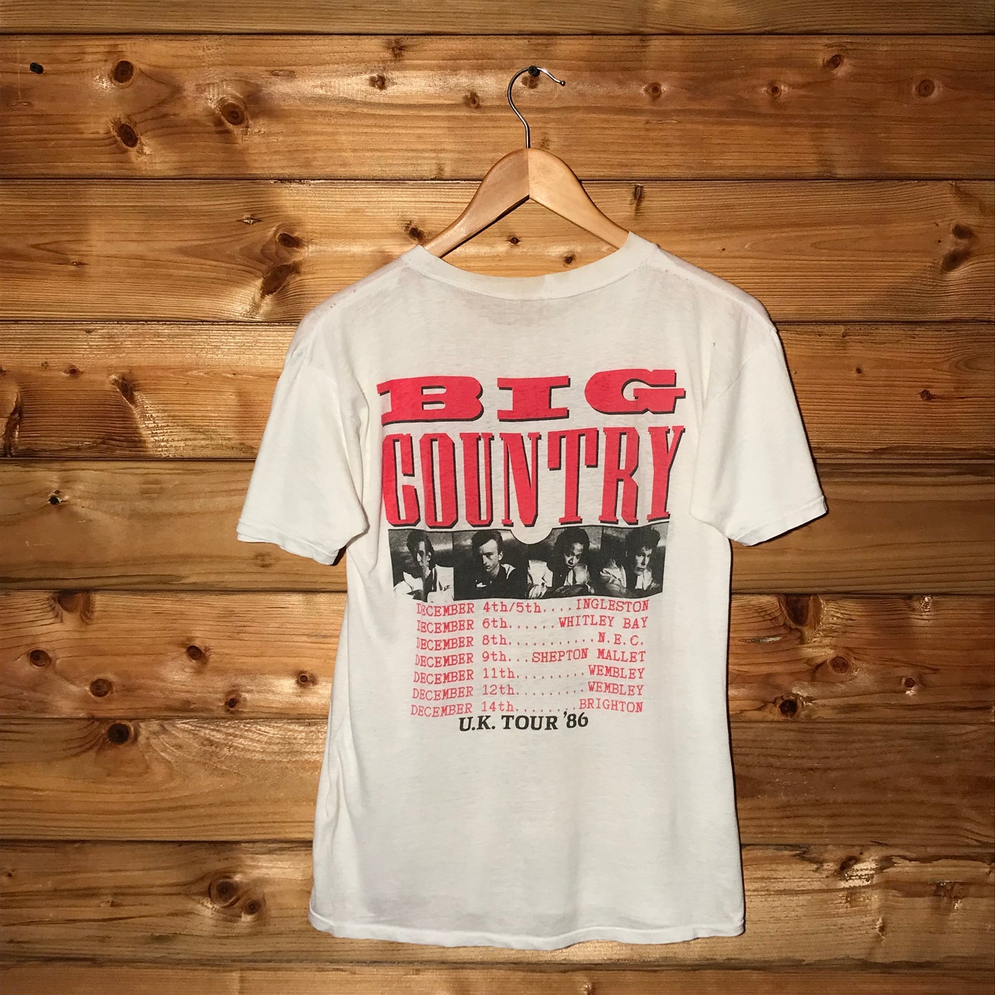 1986 Big Country The Seer UK Tour t shirt