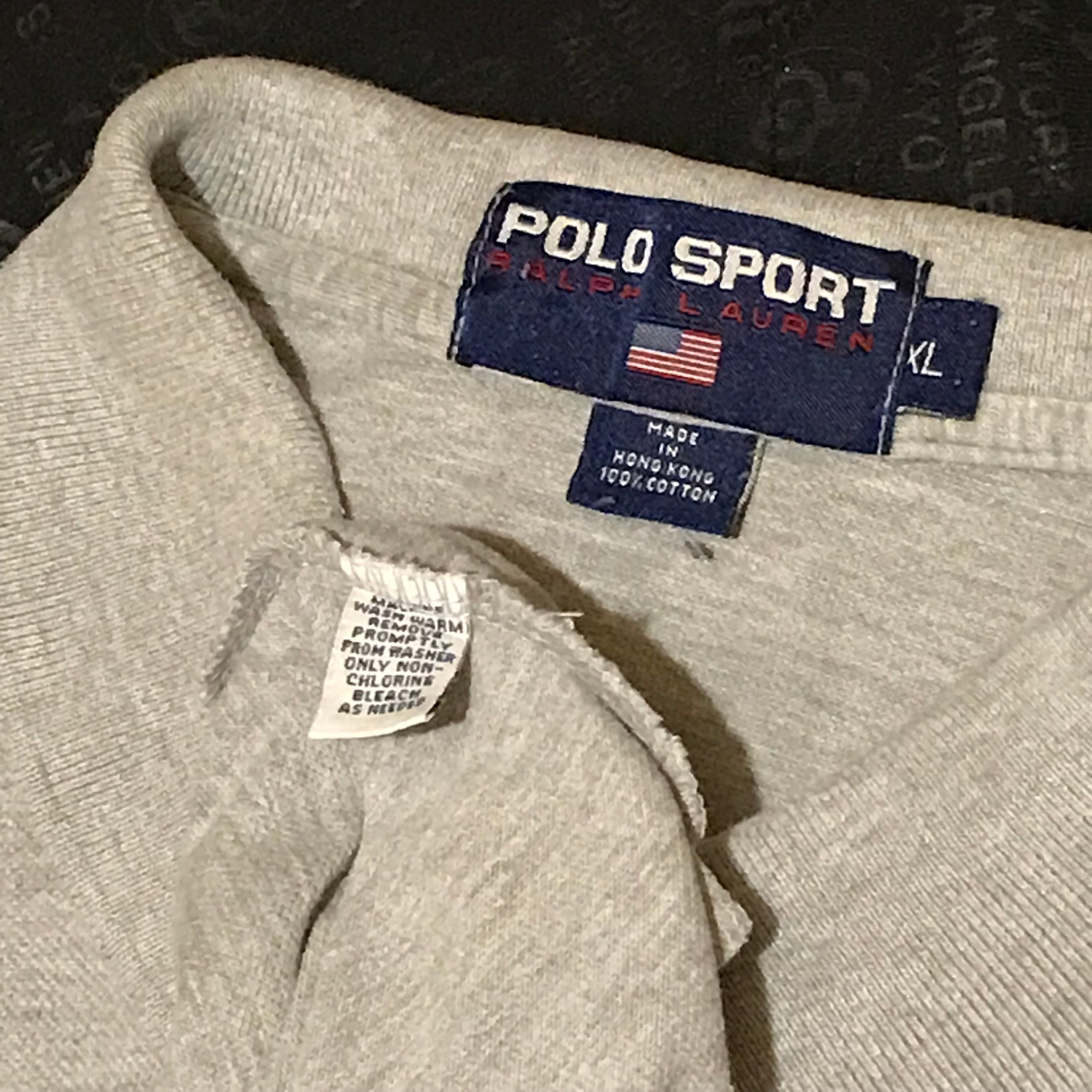 Polo sport label best sale