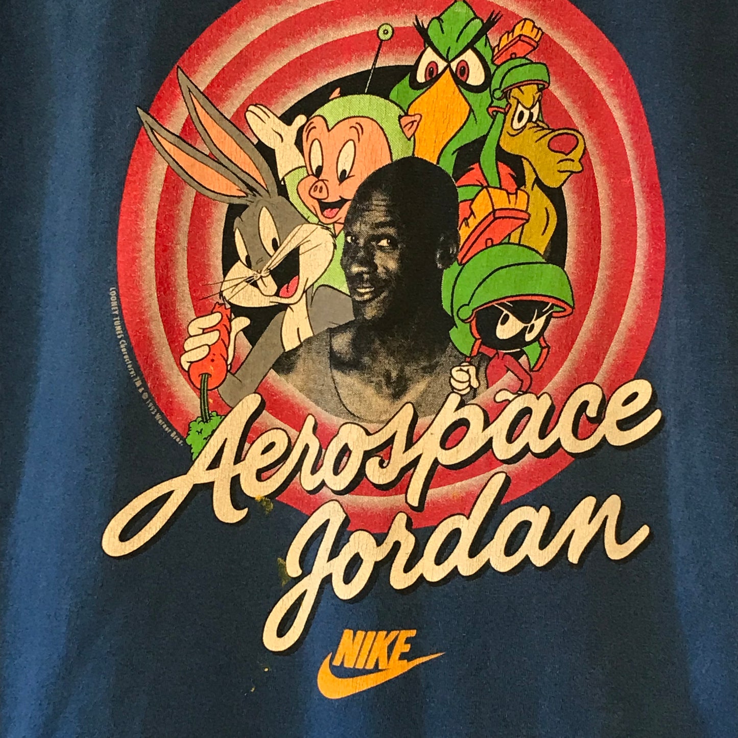 1993 Nike Aerospace Jordan Looney Tunes t shirt