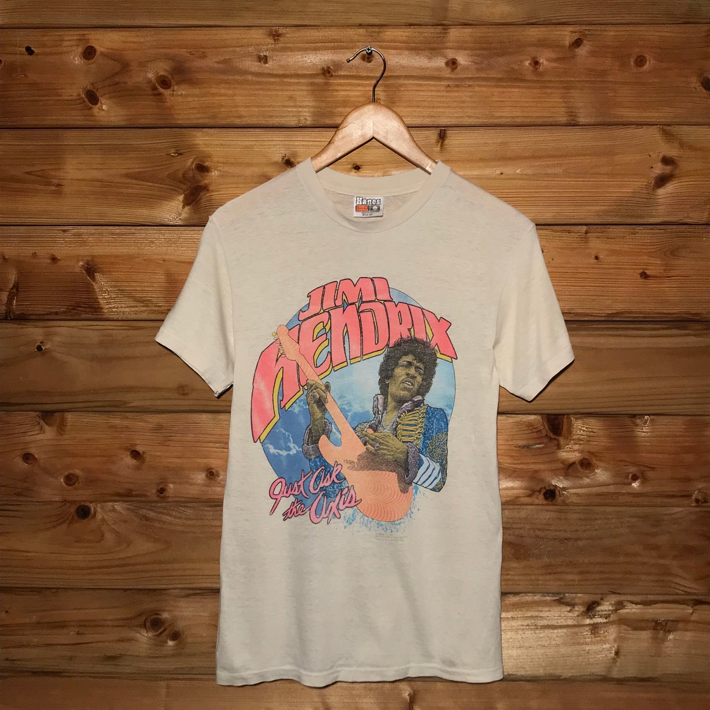 1982 Jimi Hendrix Just Ask The Axis t shirt