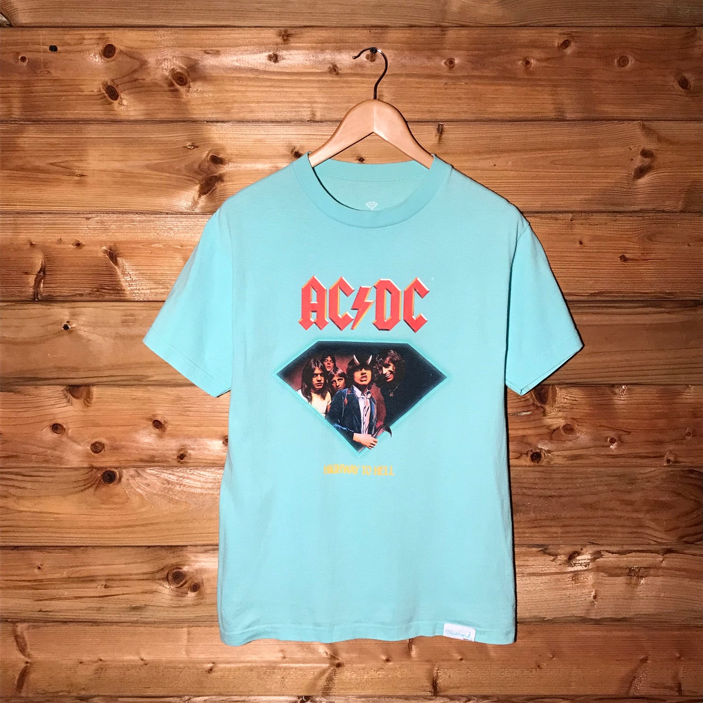 Diamond Supply Co x AC/DC Highway to Hell t shirt