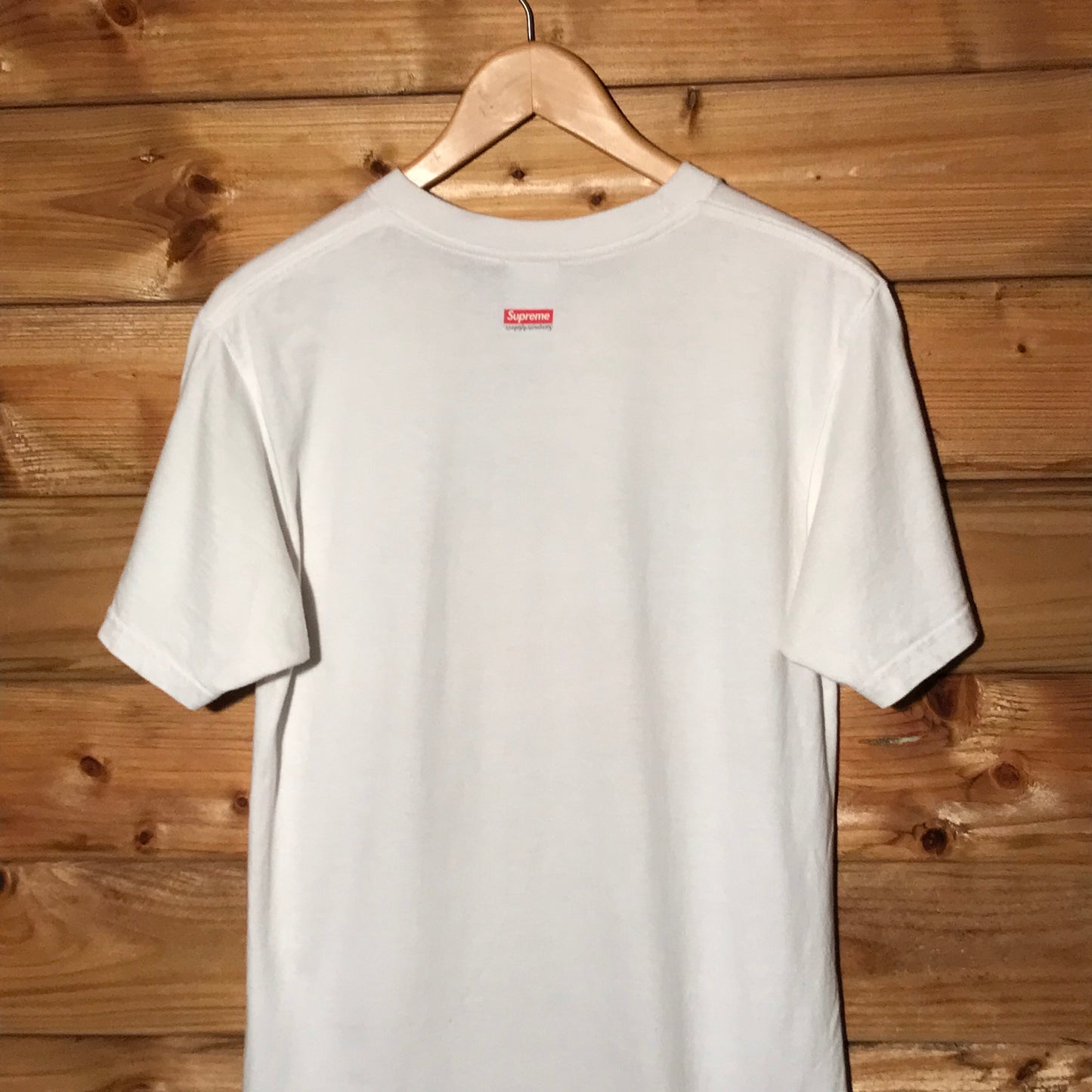 Supreme x Sasquatchfabrix Goldfish Arc Spellout t shirt