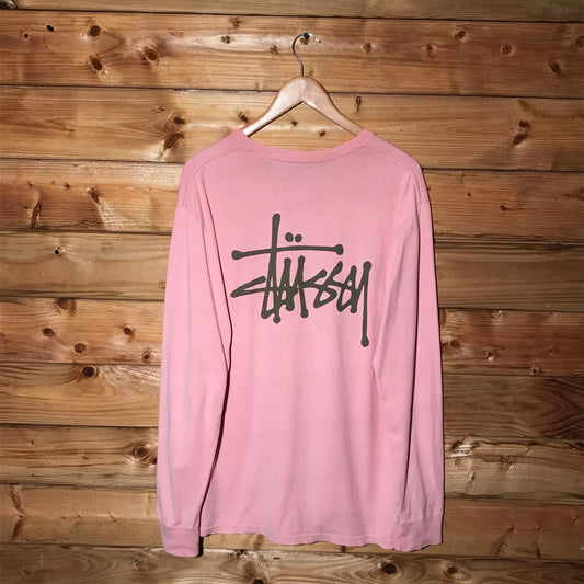 Stüssy Classic Double Script Spellout long sleeve t shirt