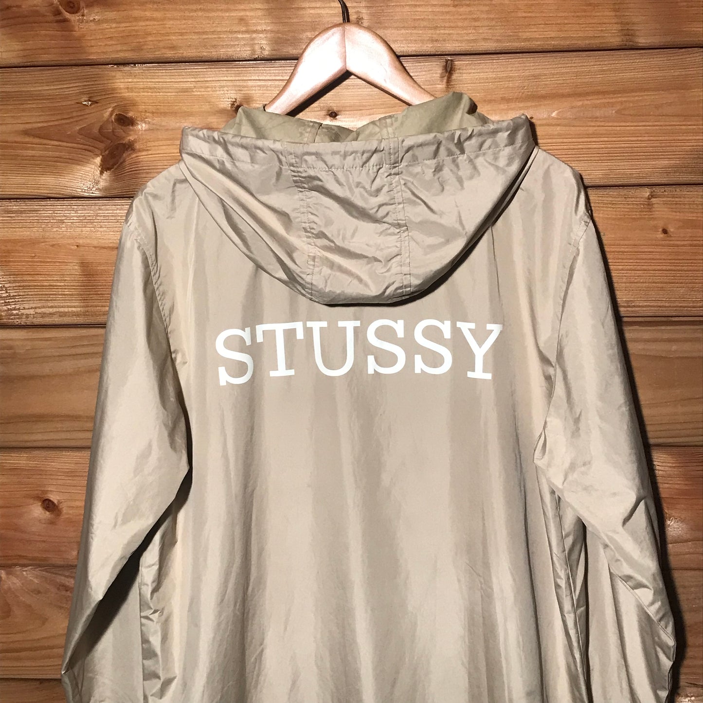 Stüssy Spellout longline parka jacket