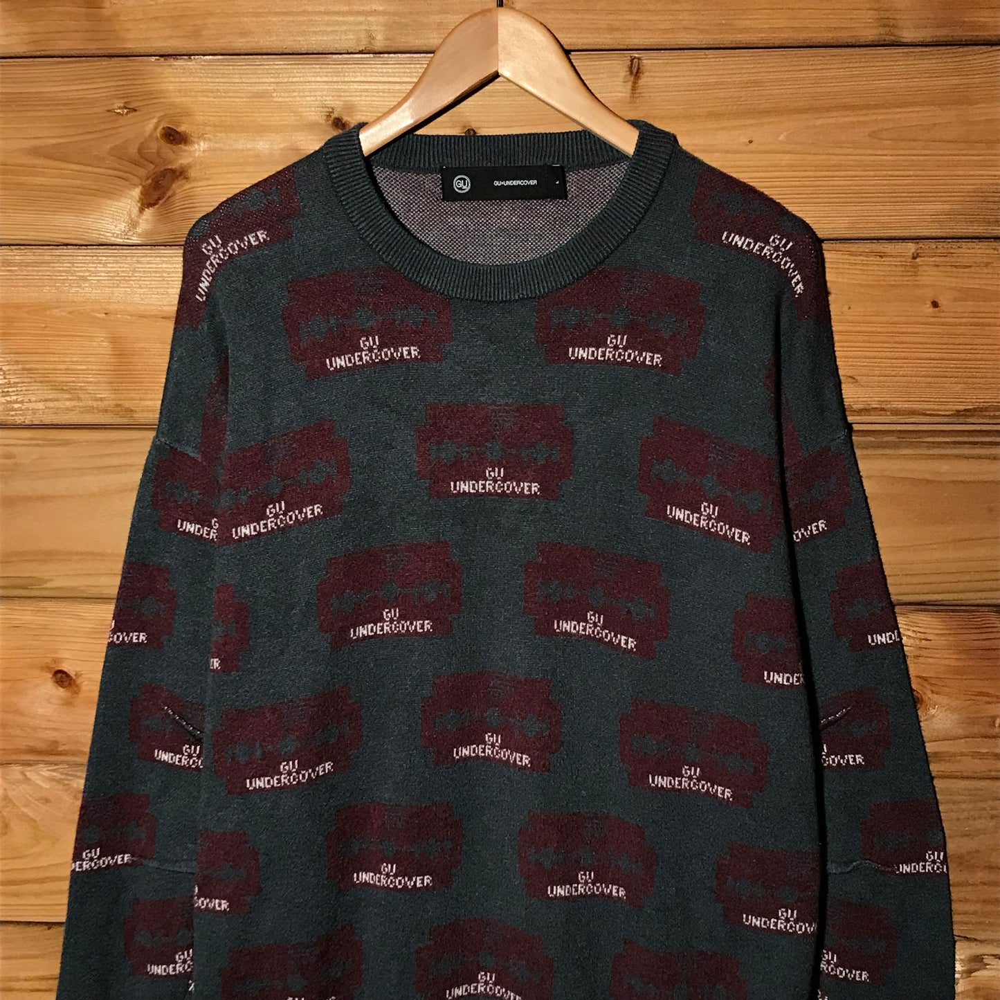 Undercover x GU Razor Blades Jacquard knit sweatshirt