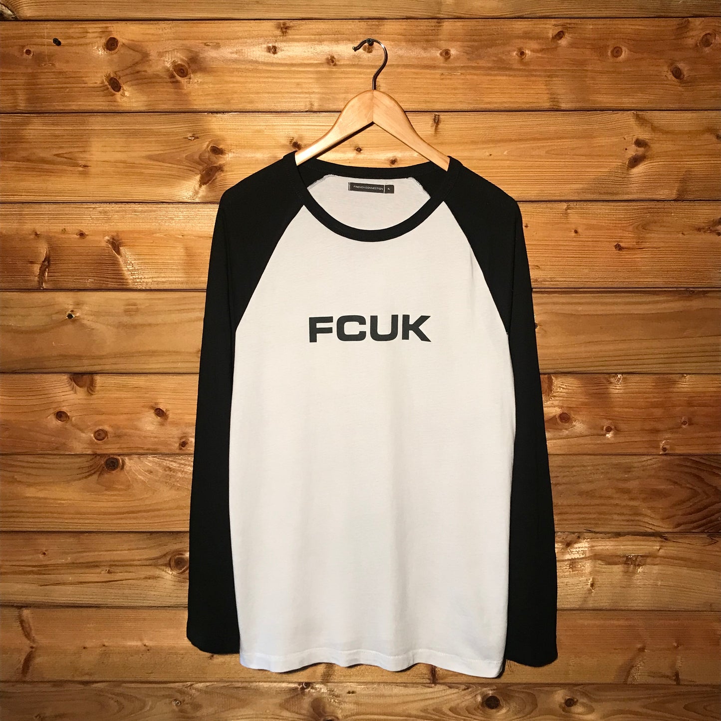 French Connection FCUK Spellout long sleeve t shirt