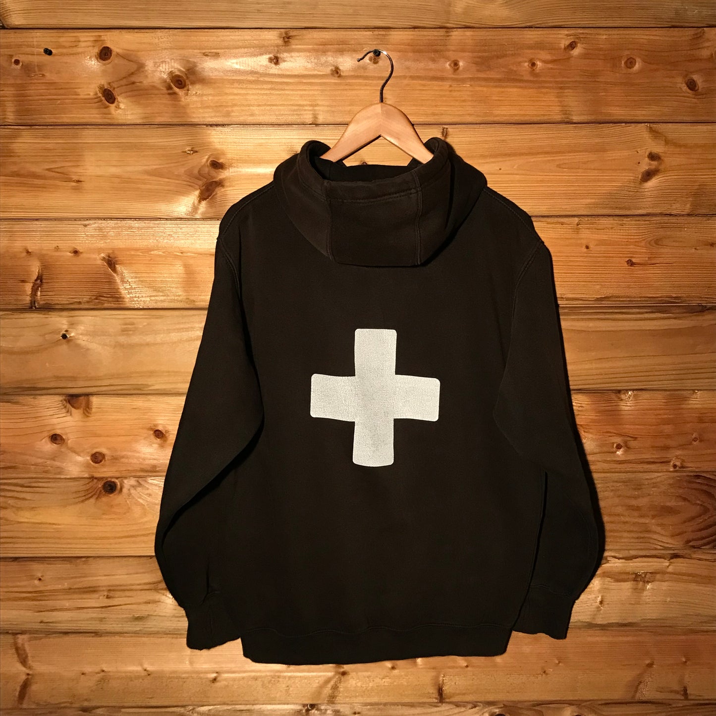 Places + Faces Centre Spellout hoodie