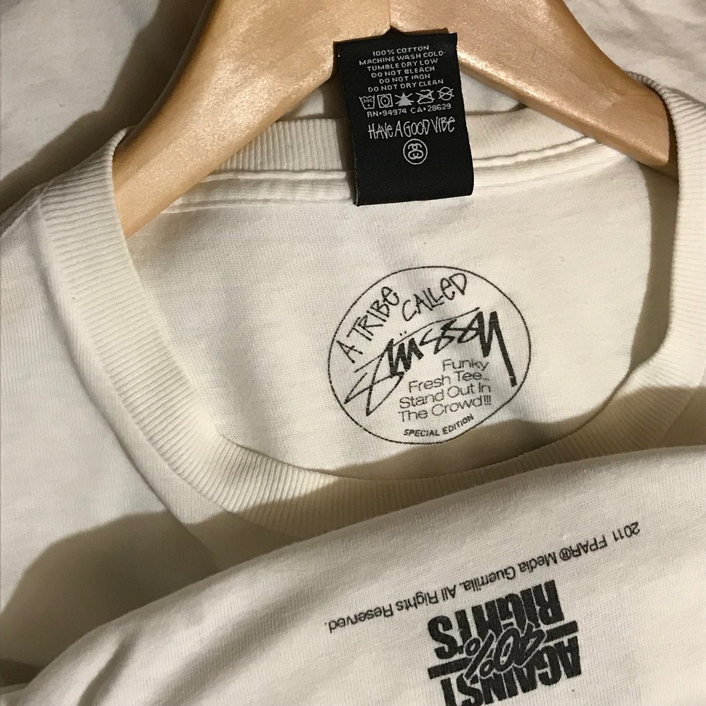 2011 Stüssy x FPAR Old School Shit t shirt