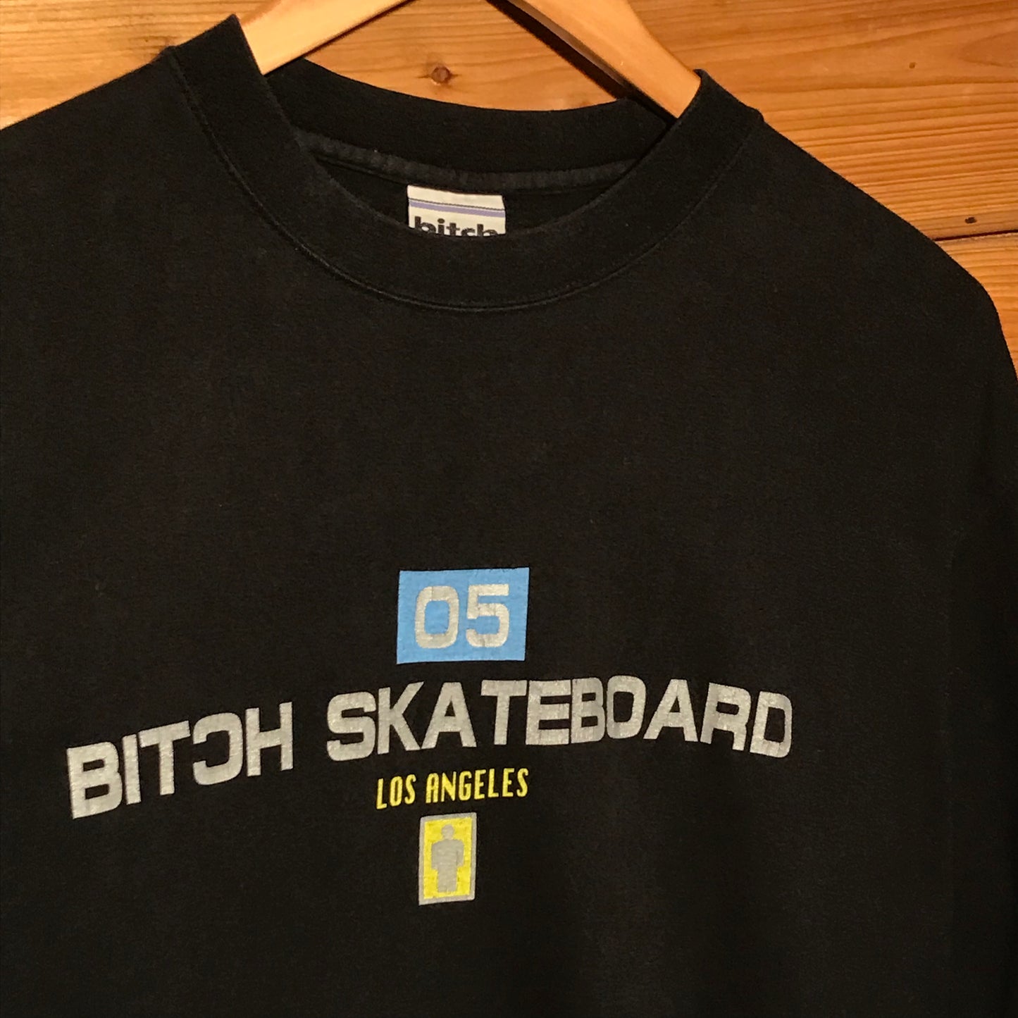 90s Bitch Skateboards 05 LA Spellout t shirt