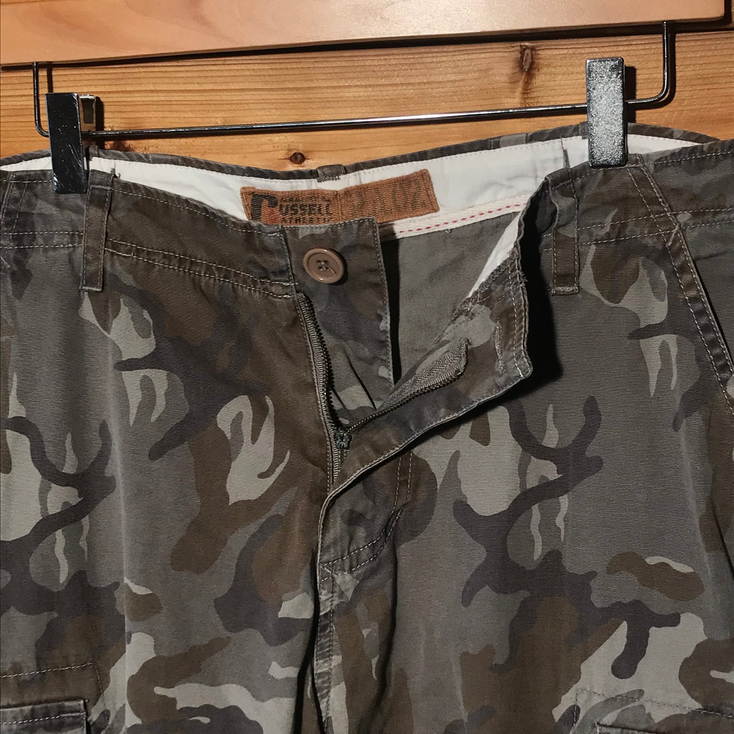 Russell Athletic Camo cargo shorts