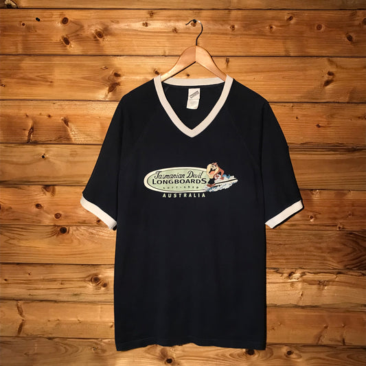 1999 Looney Tunes Tasmanian Devil Longboards t shirt