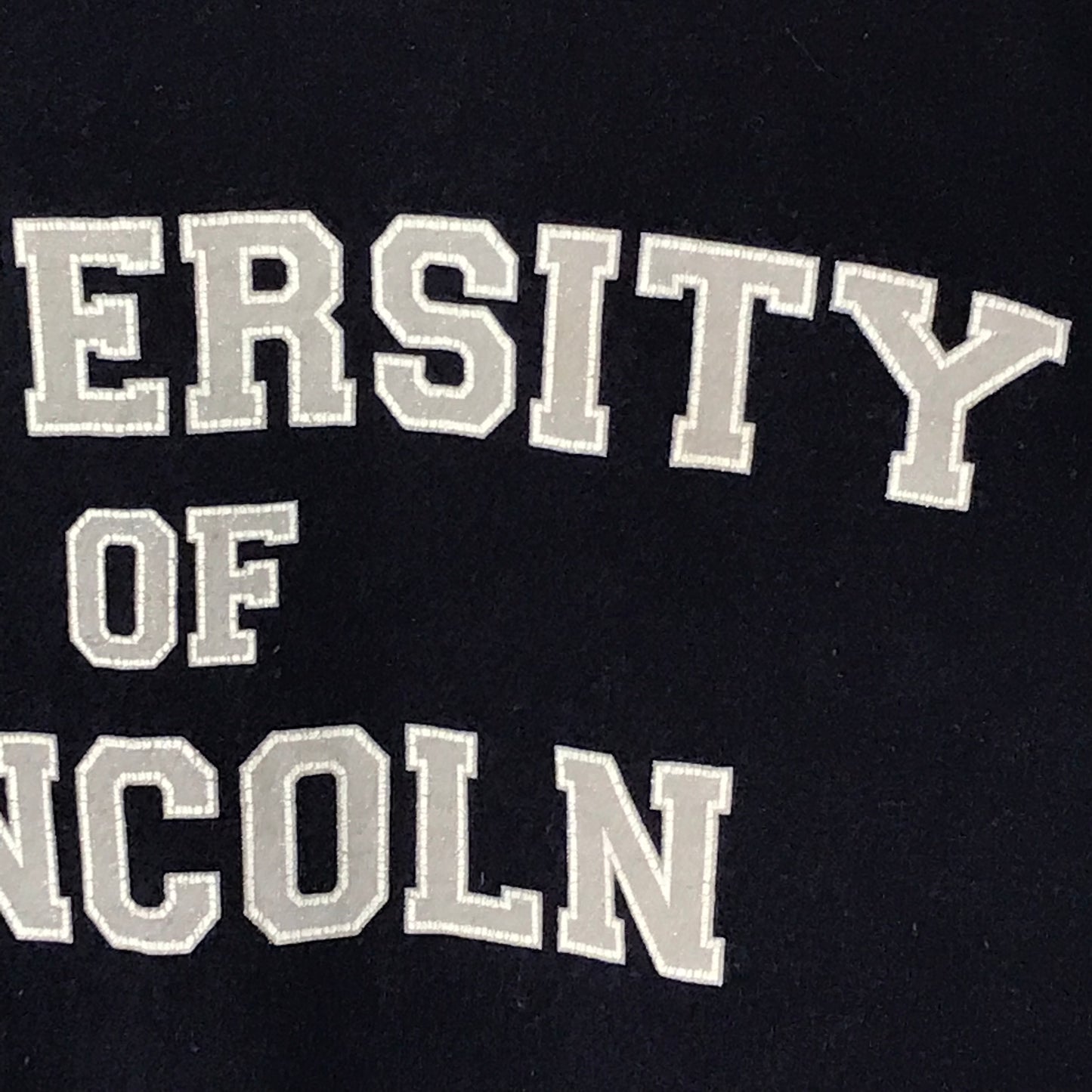 University Of Lincoln Spellout t shirt