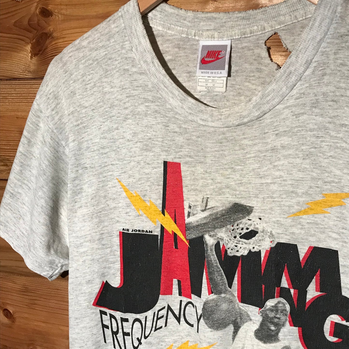 90s Nike Air Jordan Jamming Frequency Live On The Air t shirt