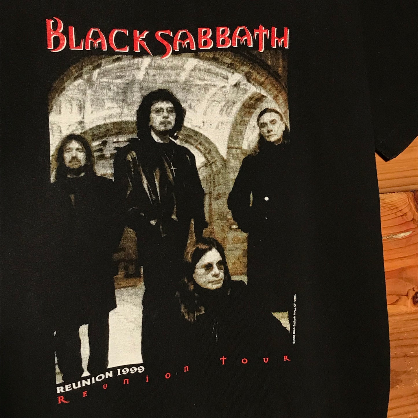 2004 1999 Black Sabbath Reunion Tour Photo t shirt