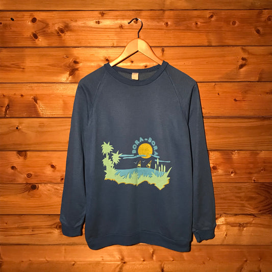 90s Bora Bora Beach Souvenir sweatshirt