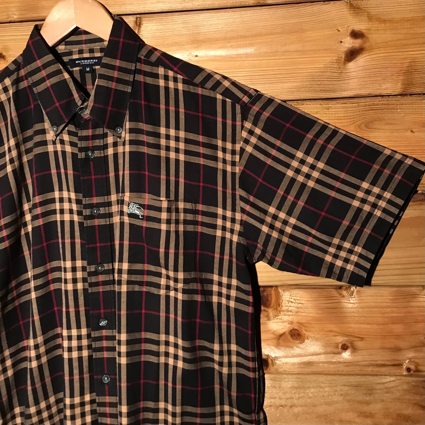 Burberry Nova Check Pattern short sleeve button up shirt