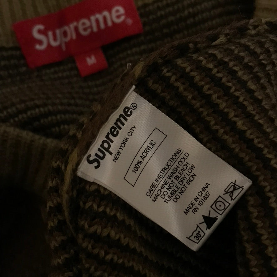 2016 Supreme Digi Camouflage knit sweatshirt