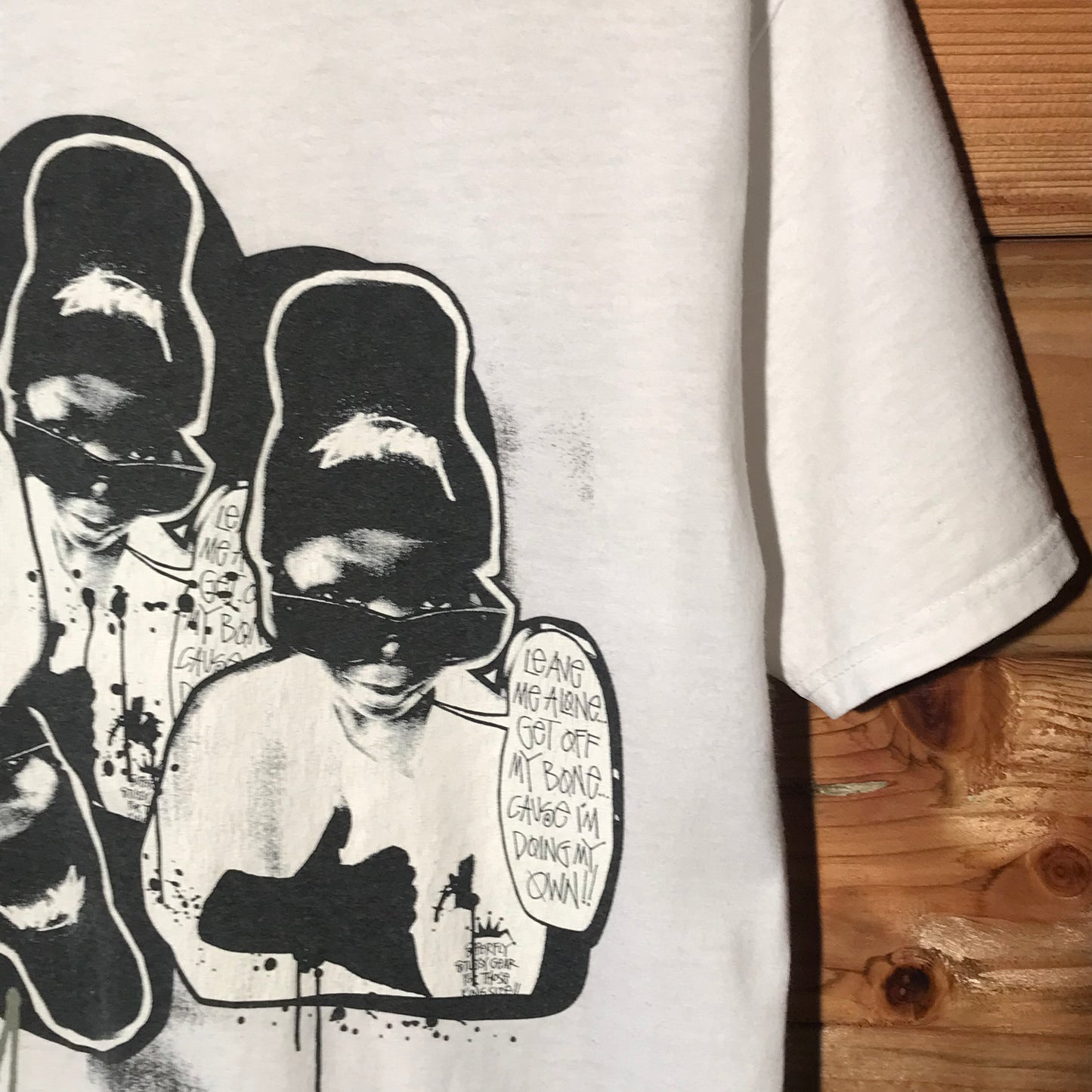 Stüssy Beanie Boy Photo Speech Bubble t shirt