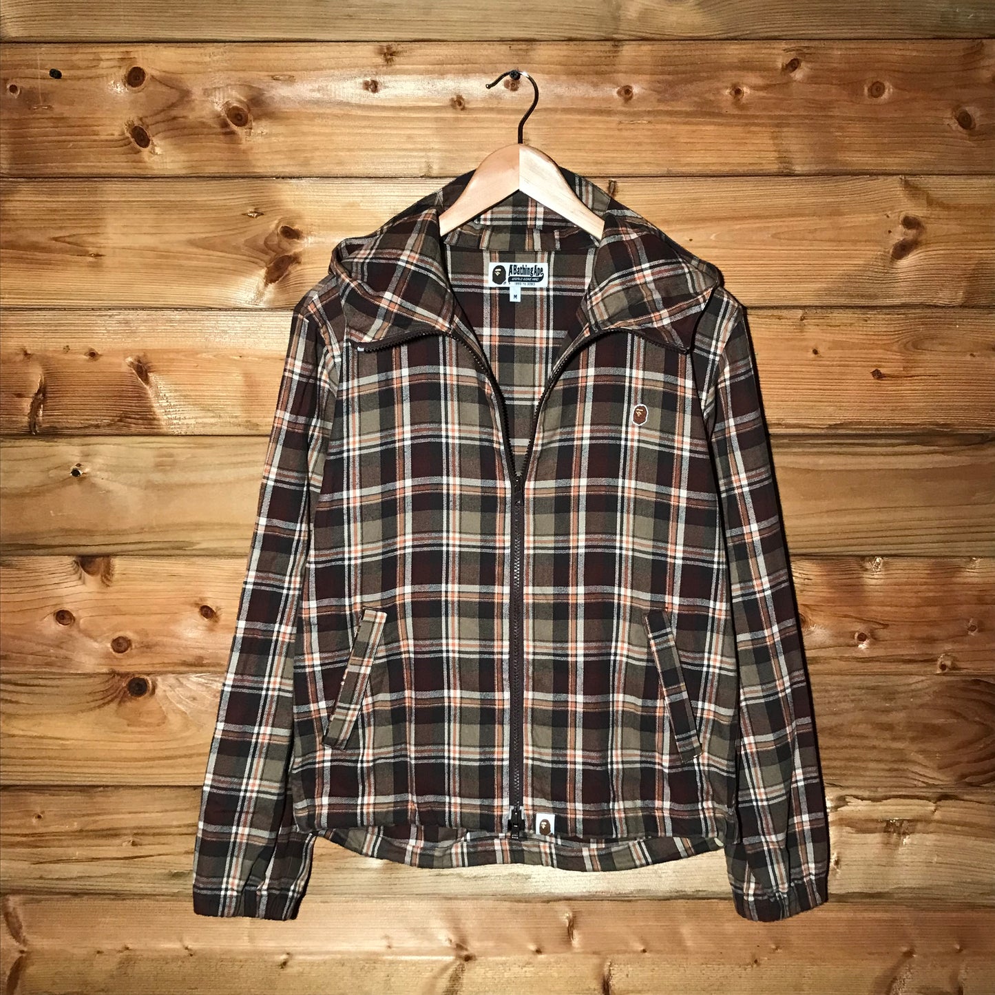 Bape, A Bathing Ape Plaid Tartan jacket