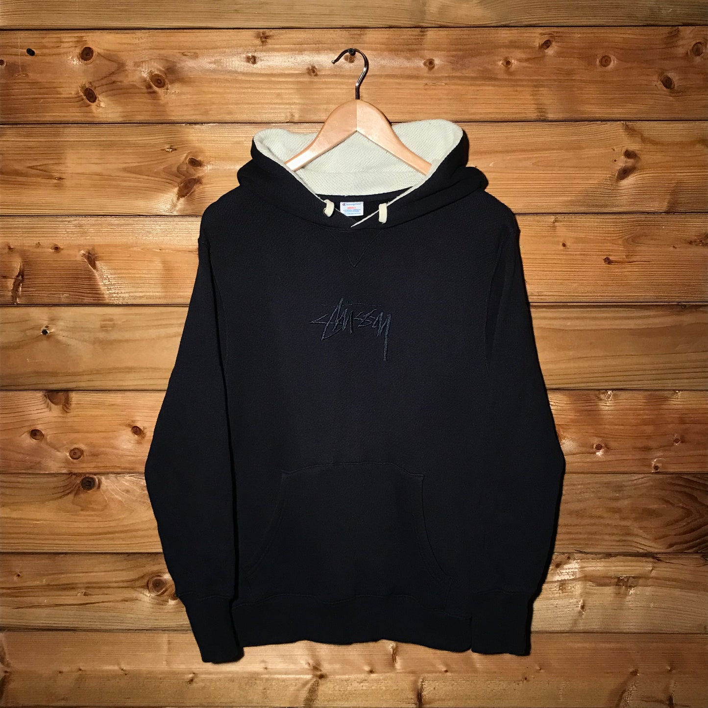 Stüssy x Champion Tonal Script hoodie