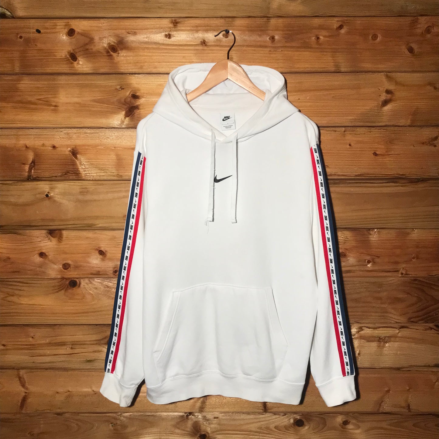 Nike Taped Spellout Centre Swoosh hoodie