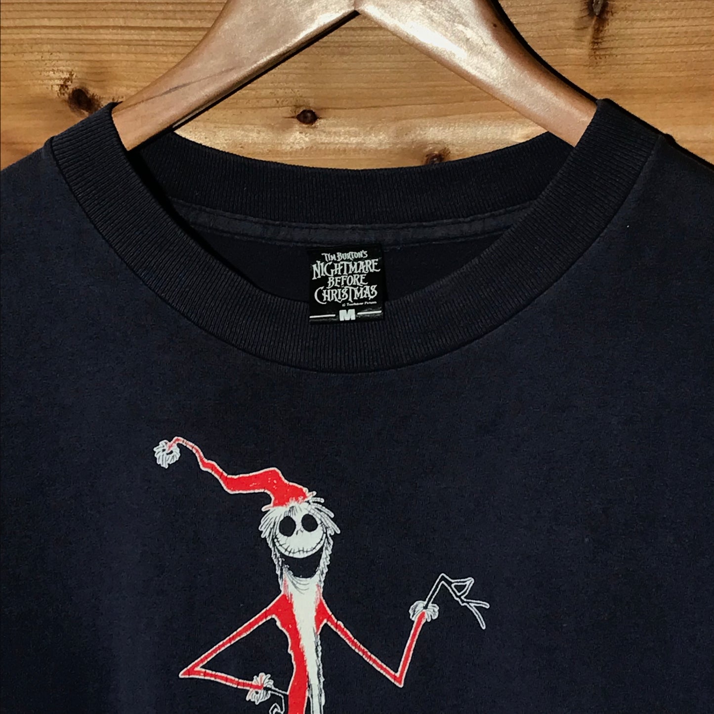 1993 Nightmare Before Christmas Jack Skellington Santa Costume t shirt