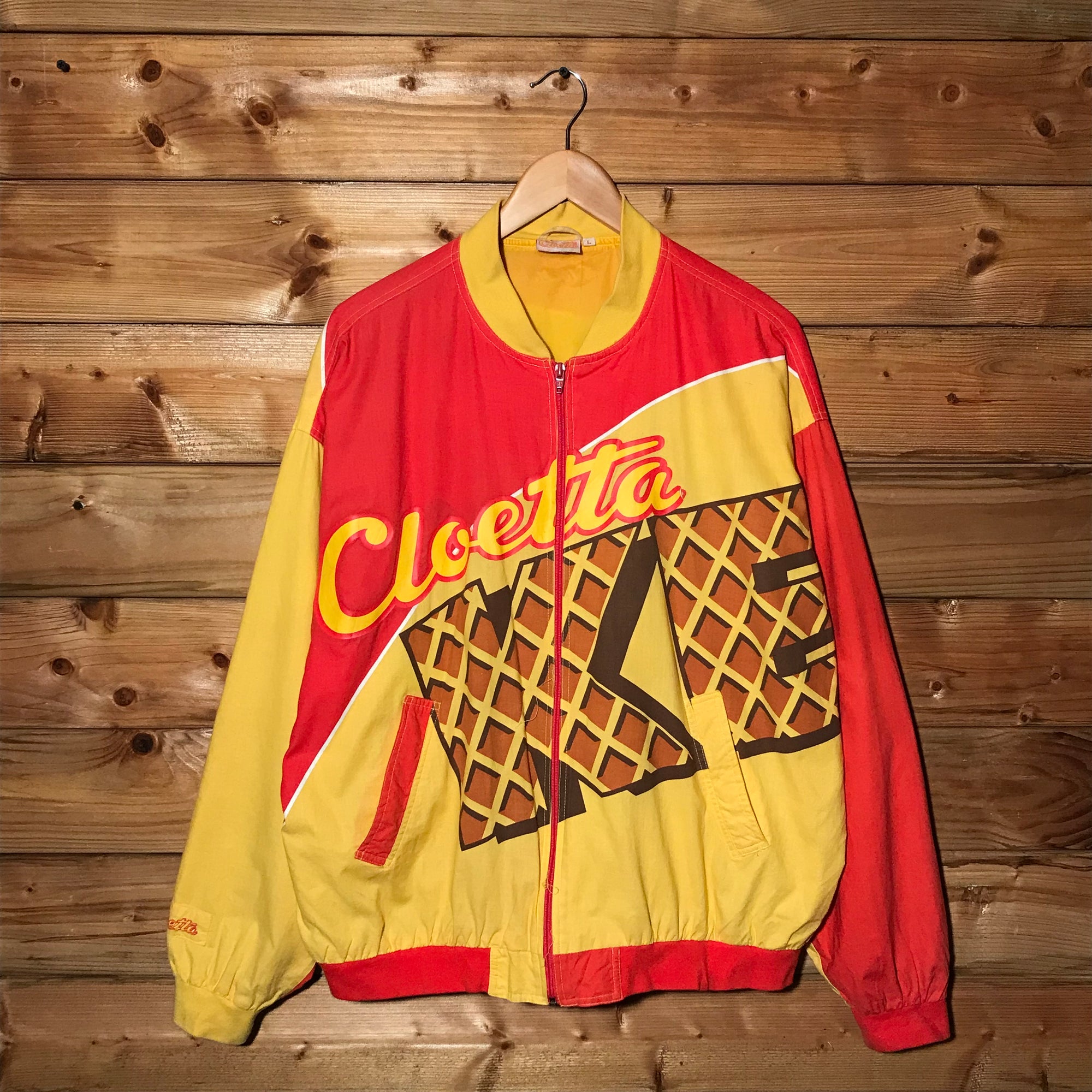 90s Cloetta Kex Choklad Promo bomber jacket