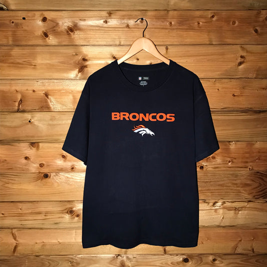 NFL Team Denver Broncos Centre Spellout t shirt