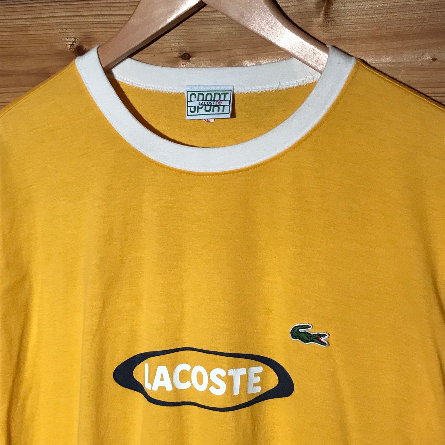 90s Lacoste Sport Centre Spellout t shirt