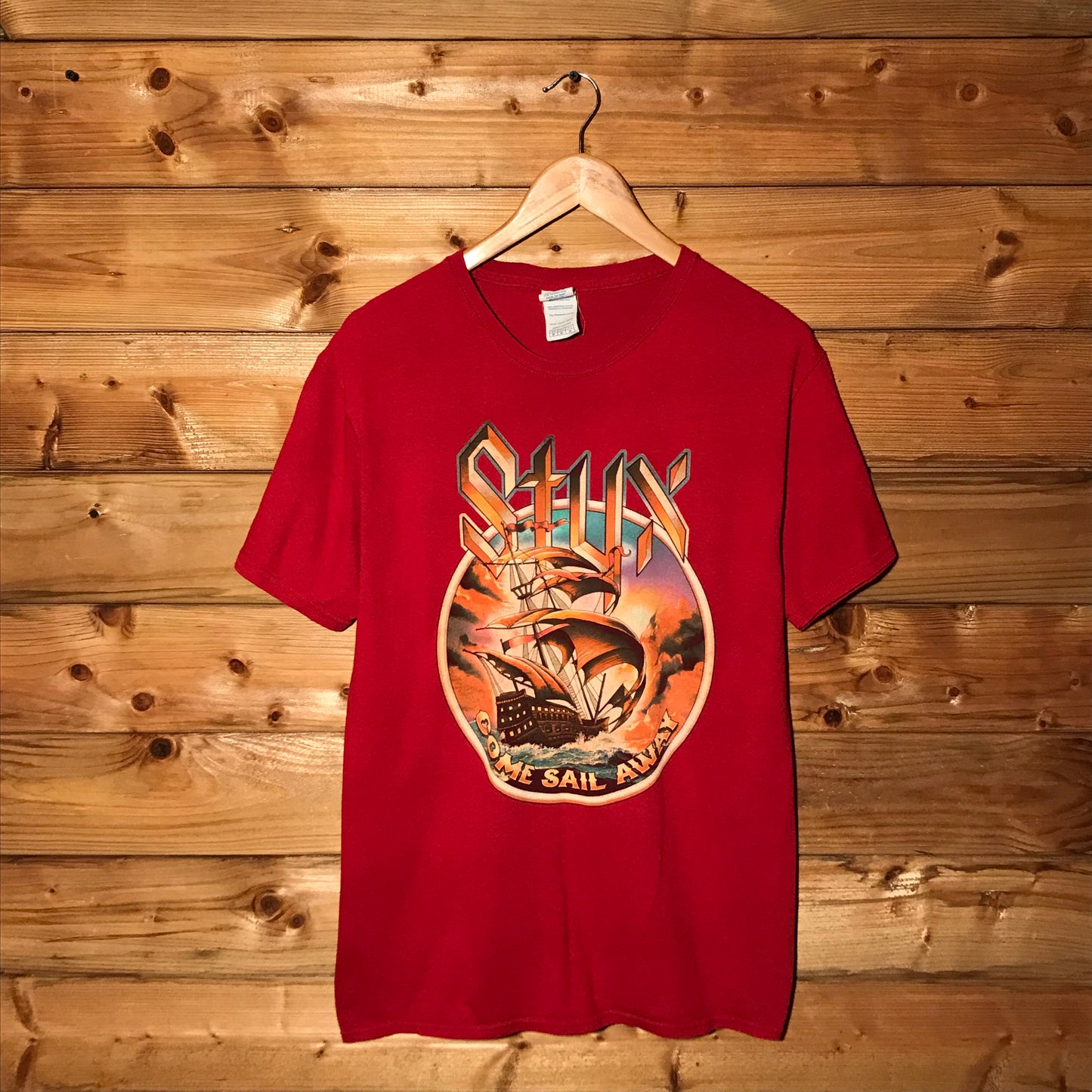 2014 Styx Come Sail Away USA Tour t shirt