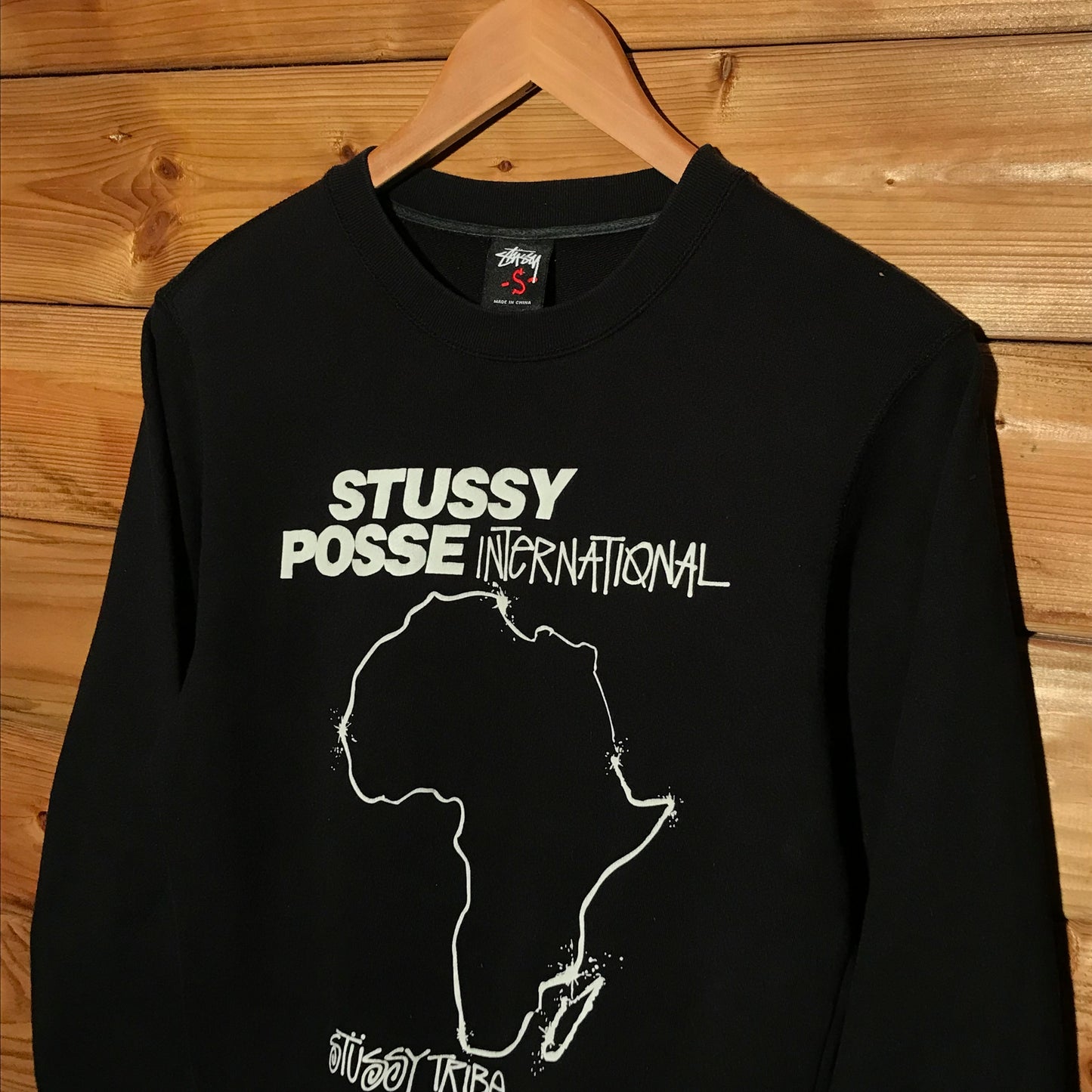 Stüssy Posse International Africa Island Tribe sweatshirt