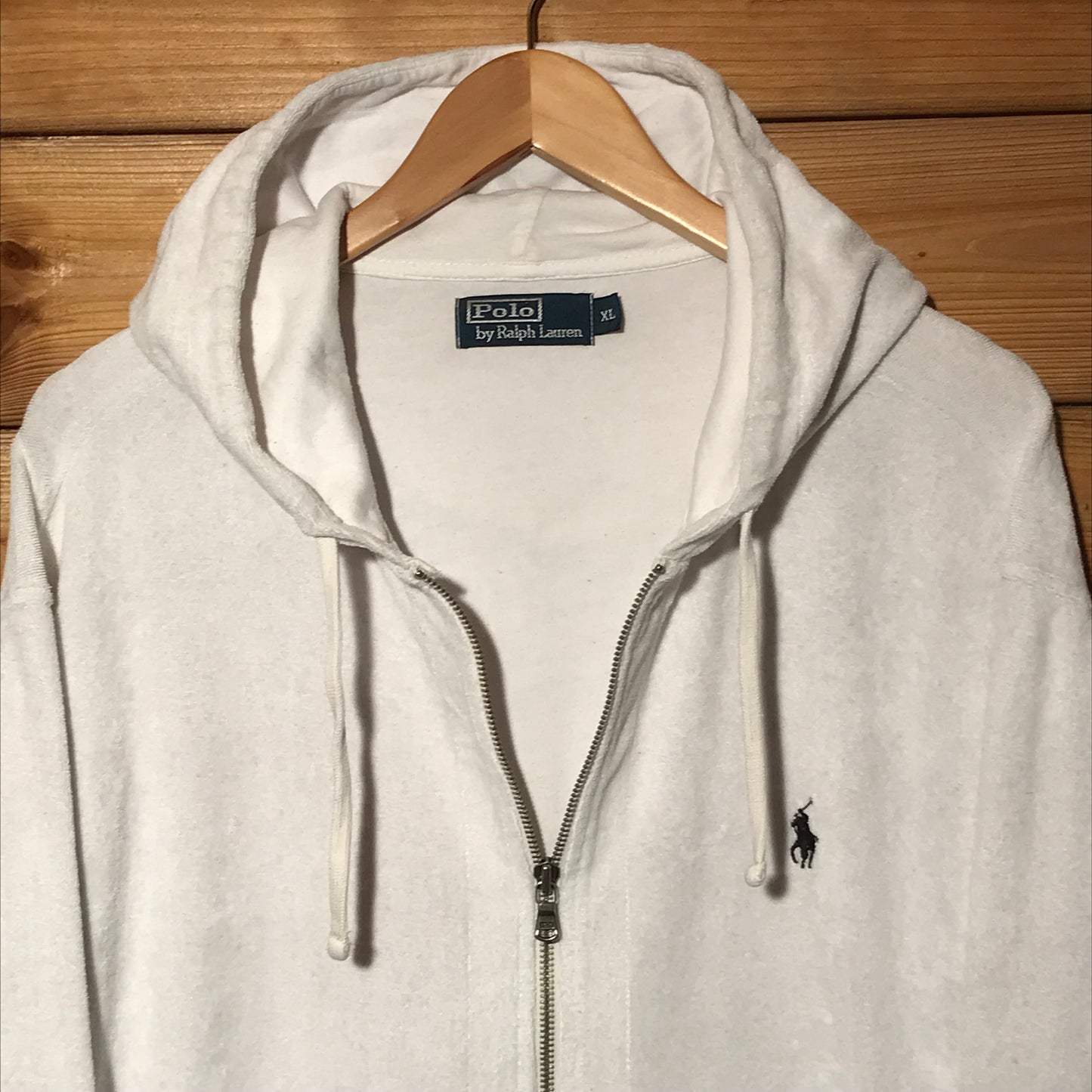 90s Polo Ralph Lauren Towelling zip up hoodie