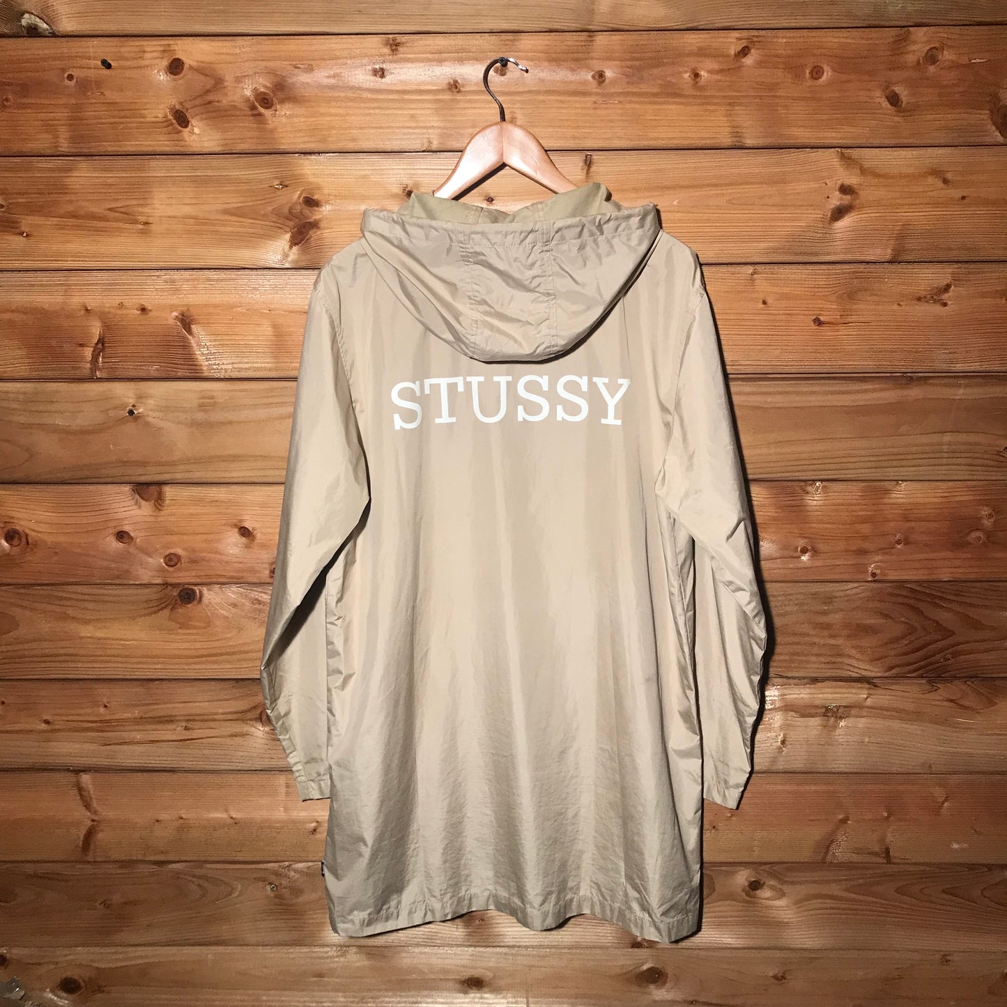 Stüssy Spellout longline parka jacket