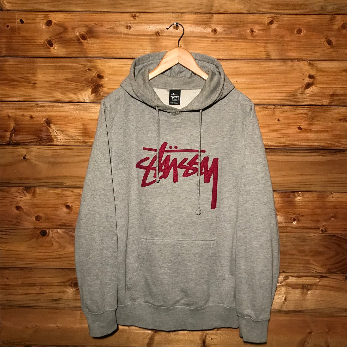 Stüssy Centre Script Patch Spellout hoodie