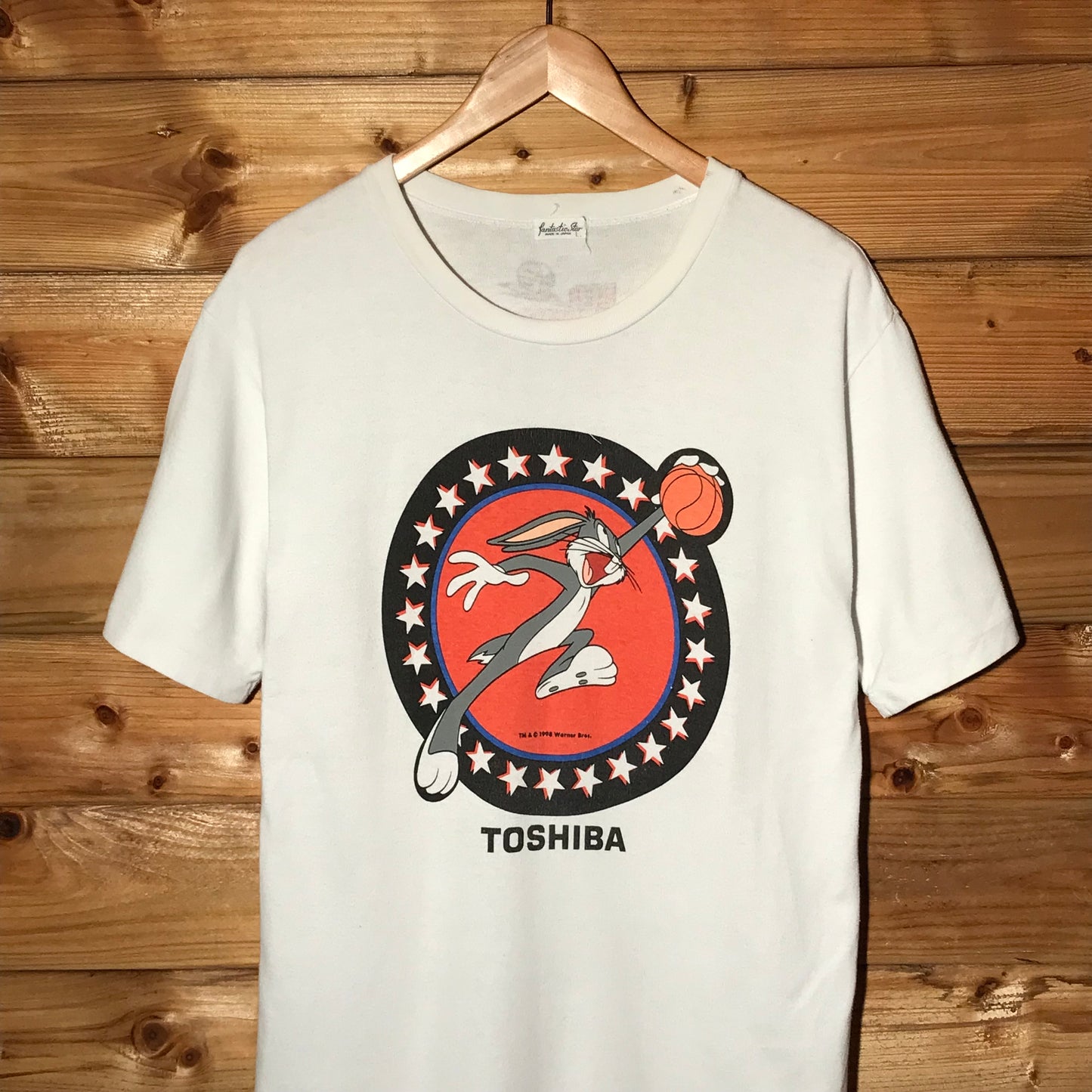 1998 Toshiba Red Thunders Bugs Bunny t shirt