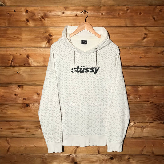 Stüssy Reflective Dotted Centre Spellout hoodie