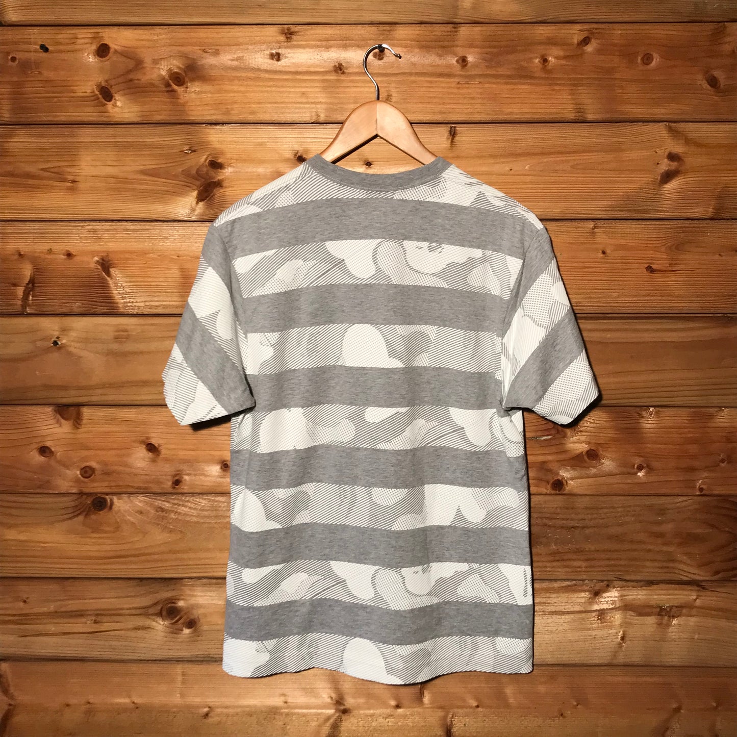 Bape, A Bathing Ape Striped Line Camo t shirt