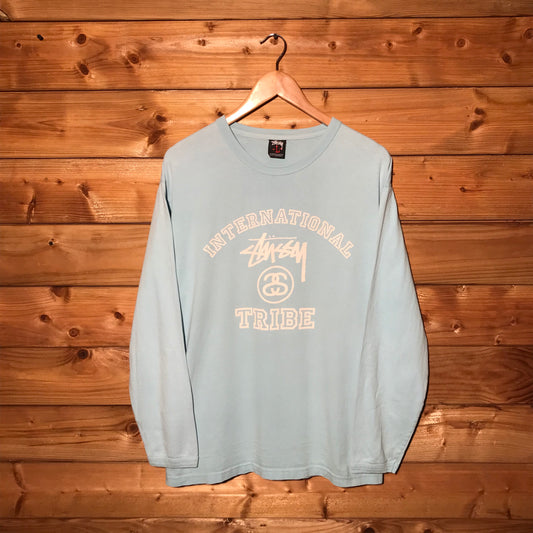 Stüssy International Tribe spellout long sleeve t shirt